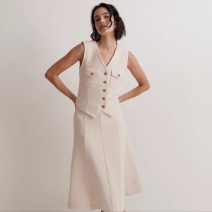 Madewell Boiled Wool Bouclé Vest | Size 4
